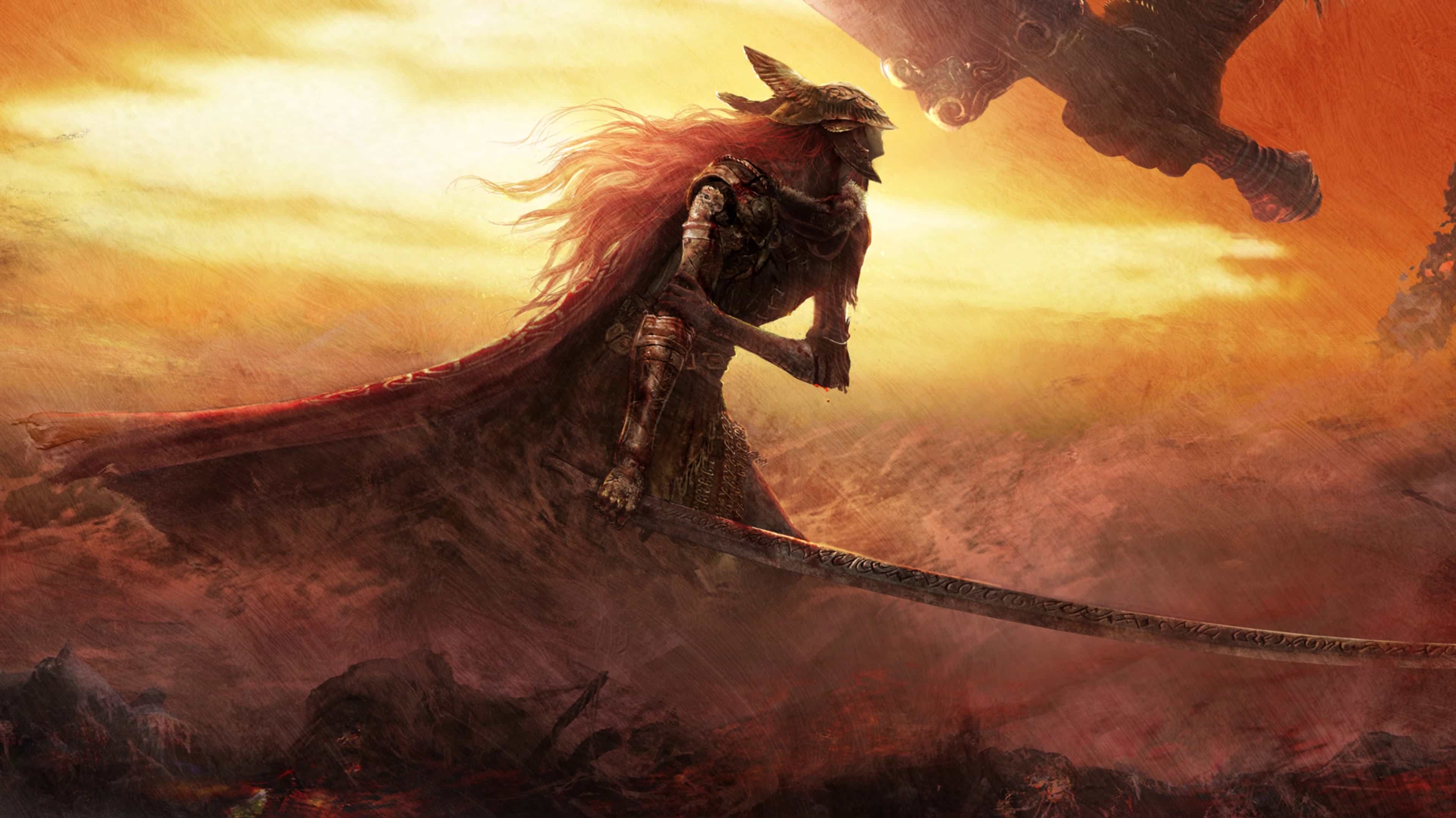Malenia vs Radhan during the intro cinematic
